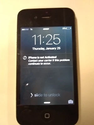 Apple iPhone 4s - 8GB - Black (Sprint) A1387 (CDMA + GSM) - Working (FC/P34) - Image 1 of 4