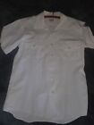  Military Men's JC UNIFORM White SHORT Sleeve Shirt MEDIUM 42"