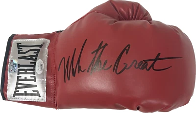 Mike Tyson Signed "Mike The Great" Red Boxing Glove Right JSA & Tyson Hologram - Image 1 of 4