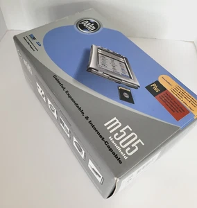Appareil à main révolutionnaire PALM PILOT M505 PDA 2001 vintage complet en boite - Photo 1 sur 7