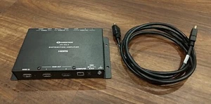 Crestron HD-DA-2 HDMI Audio Switcher 1080p HD UHD 4K Ethernet Monitoring HDCP - Picture 1 of 4