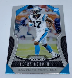 2019 Panini Prizm Football Terry Godwin II RC Carolina Panthers Rookie Card #393 - Picture 1 of 2