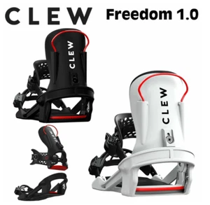 Clew Step In Bindung 24-25 Modell FREEDOM 1.0 Snowboard weiß schwarz S/M/L NEU - Bild 1 von 23