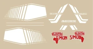 MOTO MORINI KANGURO VALENTINI SIMUN MOTO ROSSA SERIE ADESIVI STICKERS - Picture 1 of 1