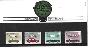 GB-1982 -''British Motor Cars'' SG 1198/1201 Confezione di presentazione n.139 - Foto 1 di 1