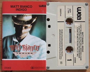 MATT BIANCO - INDIGO (WEA 2424744) 1988 GREECE CASSETTE TAPE VG+ POP DANCE LATIN - Picture 1 of 3