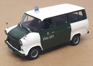Minichamps 1/43 Scale 400 082490 - 1971 Ford Transit Bus Polizei Hamburg - Picture 1 of 5