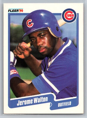 1990 Fleer - Jerome Walton #44 - Image 1 of 2
