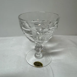 50er Jahre Likör Cocktail Glas Erbstück klares Muster von Cambridge - Bild 1 von 8