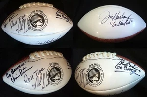 N. Saban, Jim Harbaugh, R.C. Slocum, K. Sumlin, C. Peterson firmato Football PSA - Foto 1 di 8