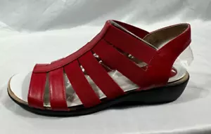 LifeStride Toni rot Sparta Damensandalen Größe 8,5 W Riemen mit Keilabsatz. Neu im Karton. - Bild 1 von 12