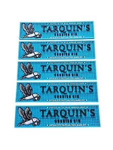 TARQUINS CORNISH GIN RUBBER BAR/DRIP RUNNER MAT X5 - Picture 1 of 11