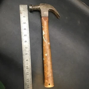 Vintage Plumb Claw Hammer Original handle and Take-up Wedge 1 lb - Picture 1 of 13