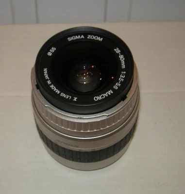 Sigma Zoom 28-80 mm 1:3.5-5.6 Macro Aspherical Camera Lens Canon EF - Image 1 of 3
