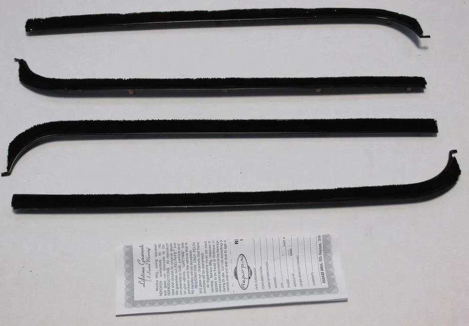 Window Sweeps Felt Kit Weatherstrip for 1961-1967 Ford Econoline Van OEM - Image 1 of 4
