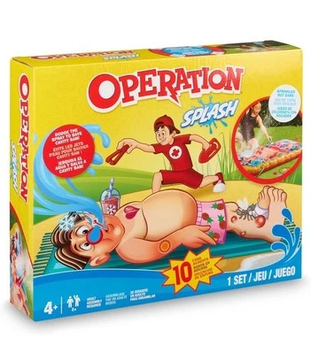 Hasbro Operation Splash Game – Family Game for Your Yard – More Water, More Fun! - Image 1 of 4