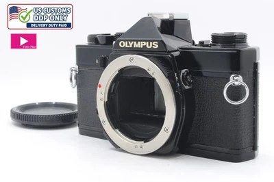 New Seal «App MINT w/ CAP» Olympus OM-1 MD black 35mm Film Camera From JAPAN - Image 1 of 4