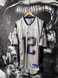 Maglia vintage Reebok NFL New England Patriots Tom Brady #12 taglia media - Foto 1 di 10