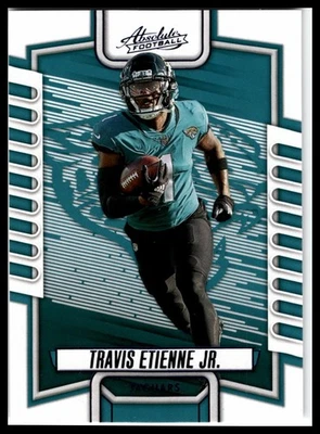 2023 Panini Absolute #56 Travis Etienne Jr. Blue - Image 1 of 2