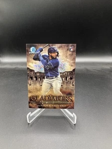 2024 Bowman Chrome Junior Caminero RC /150 Gladiators Diamond Rookie Rays - Bild 1 von 2