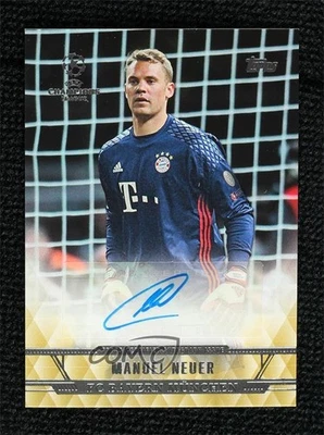 2016-17 Topps UCL Showcase Champions League Gold /99 Manuel Neuer #CLA-MN Auto - Image 1 of 2