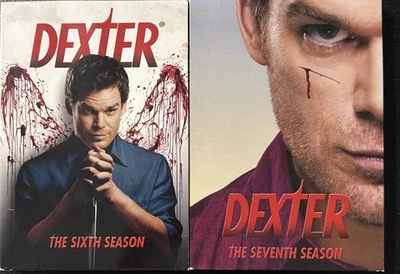 Dexter Complete 6th & 7th Seasons 6&7 Six Seven DVD Sets Foto 1 de 4