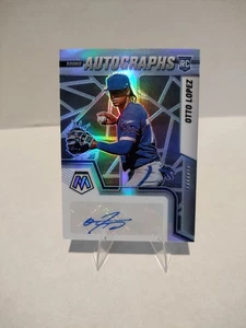 2022 Panini Mosaic Otto Lopez RC #RAM-OL Silver Autograph Toronto Blue Jays - Bild 1 von 2