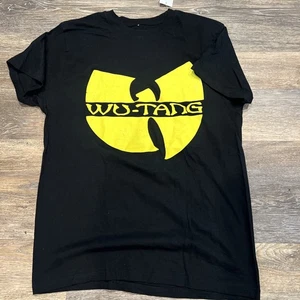 Vintage Y2K Wu-Tang Clan 2007 Logo Rap Tee Shirt Size L Starworld Tag - Bild 1 von 6