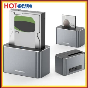 Station d'accueil disque dur Adaptateur SAS vers USB 3.0 5 Gbit/s pour 2,5/3,5 pouces SATA/SAS HDD S - Photo 1/12