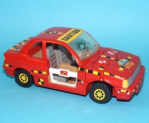 INCREDIBLE CRASH DUMMIES CRASH CAR COMPLETE READ 1991 TYCO WORKS! - Picture 1 of 6
