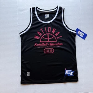 NBA Eastern/Western Conf. EST '46 Black Basketball Jersey Size Medium NEW - Picture 1 of 8