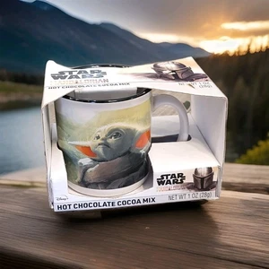 Disney Star Wars Original Trilogy Mug NIB THE CHILD MANDO Mandalorian Hot Cocoa - Picture 1 of 5