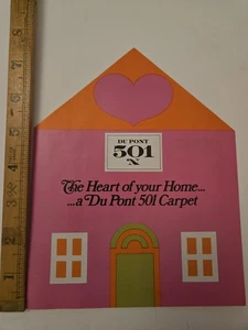 Vintage 1969 Du Pont 501 Carpet Advertising Booklet Retro Home Interior Ephemera - Picture 1 of 6
