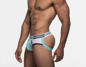PUMP Jockstrap Retro Teal Logo ACTIVATE Jock Mesh Front Pannel 15059 P18 - Bild 1 von 4