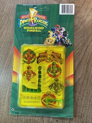 Vintage 1993 Gordy MORPHIN POWER RANGERS Handheld WHIRLWIND PINBALL Game SEALED - Image 1 of 2