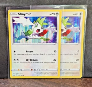 Pokémon TCG Shaymin Sword & Shield: Chilling Reign 123/198 Holo Rare NM - Picture 1 of 1