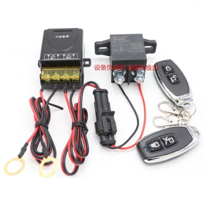 Car Battery Disconnect Switch Cut Off Isolator Master Power Kill Wireless Remote - Imagem 1 de 4