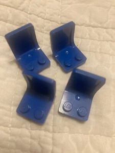 4079 LEGO Parts~(4) Minifig, Utensil Seat 2 x 2 BLUE 4079 - Picture 1 of 1