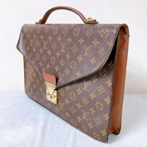 Auth Louis Vuitton Monogram Porte Documents Business Bag M53338 From Japan - Picture 1 of 10