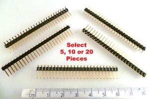 SAE Easy Snap 25 Pin SIL R/Angled Header Plug Gold 2,54mm MBF006E - Bild 1 von 2