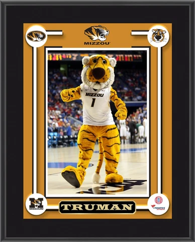 Missouri Tigers Truman Mascot Sublimated 10.5x13 Plaque - Fanatics Cover