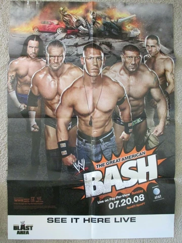 WWE PPV Giant Poster 2ft by 3ft Triple H and Shawn Michaels, Cena,Batista,X pac Cover