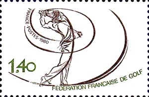 2225 postfrisch MNH Frankreich Jahrgang 1980 Sport Golf Golfspielerverband - Bild 1 von 1