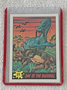 Tarjeta coleccionable 1988 Topps Dinosaurs Attack #25 Day of the Duckbill casi nueva - Imagen 1 de 2