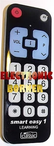 Télécommande universelle classique apprenante smart easy 1 IRC84007 seniors enfants - Photo 1 sur 1