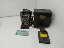 Zeiss Ikon Folding Camera Tessar 1:4,5 lens  f=12cm Compur shutter & Case