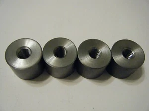 Round Steel Threaded Spacer, 1"o.d.x 3/8-16" id x 5/8" long (pk of 4) Item 15 - Picture 1 of 1