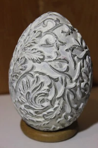 🌝11CM 🌝600G 🌝 Osterei Bakelit Stein Beton Ostern Oster Deko Ei Hase Schmuck - Bild 1 von 10