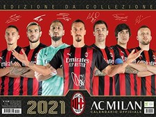 Calendario Da Parete Orizzontale da Collezione Ufficiale AC Milan Anno 2021