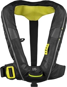 Spinlock Deckvest Lite+ Plus 170N Adult Automatic Life Jacket with Harness Black - Picture 1 of 1